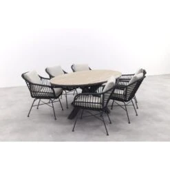 GI Margriet / Edison Ovale 6-delige Tuinset - 220 X 115 Cm -Leenbakker 09ad0cb86a874b0392d253f7d9f00cf7