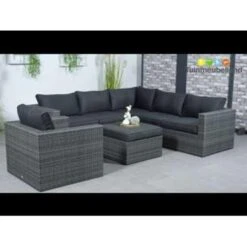 Garden Impressions Altea Loungeset 5-delig Incl. Loungestoel - Grijs -Leenbakker 1000003375 0103