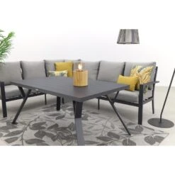 Garden Impressions Senja Lounge Dining Set 3-delig Rechts - D. Grijs -Leenbakker 1000003376 0109