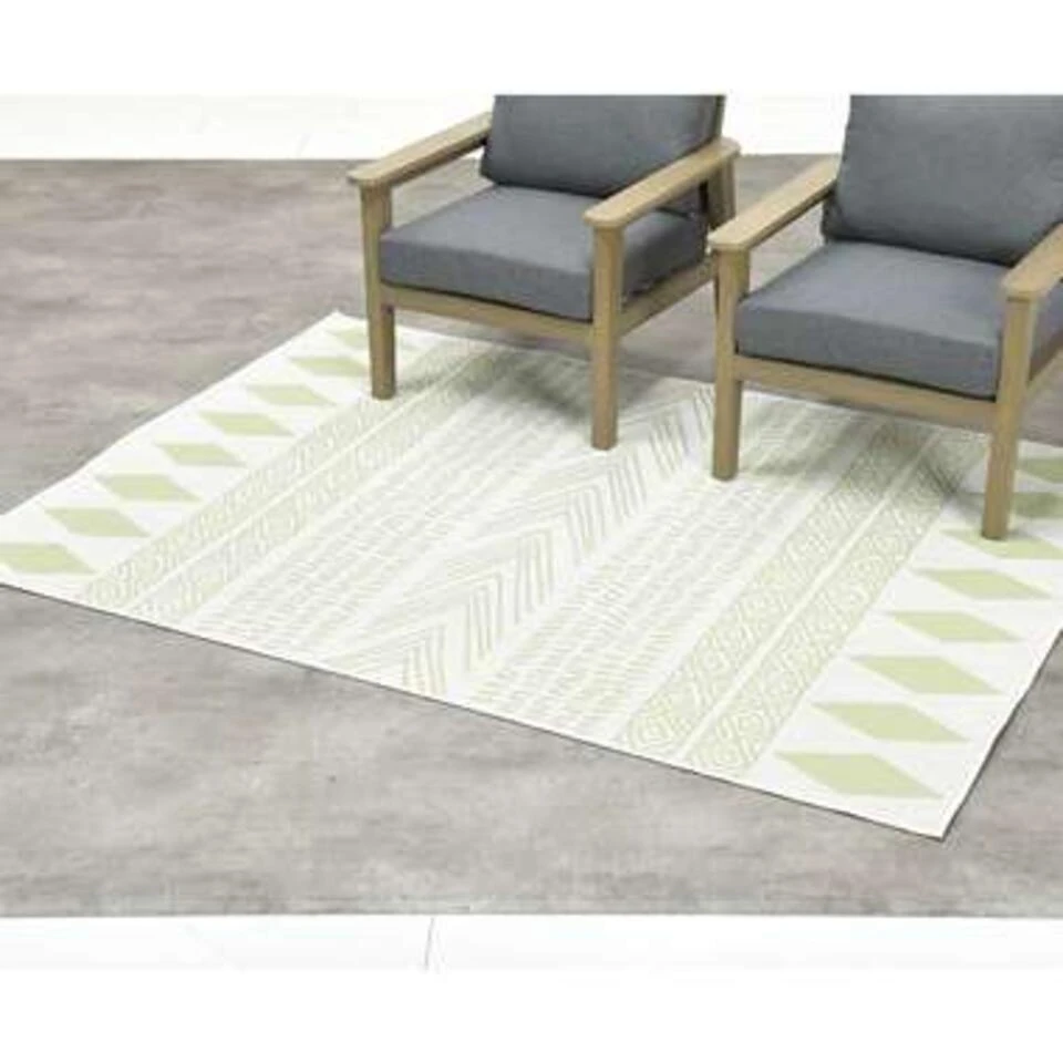 Garden Impressions Buitenkleed Gretha Ibiza Groen 120x170 Cm 4 Garden Impressions Buitenkleed Gretha Ibiza Groen 120x170 Cm - Afbeelding 2