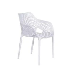 Garden Impressions Air XL Kunststof Tuinstoel Wit - Set Van 4 Stuks -Leenbakker 1000003877 0104