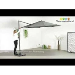 Garden Impressions Hawaii Zweefparasol S Ø300 - Donker Grijs 9 Garden Impressions Hawaii Zweefparasol S Ø300 - Donker Grijs -Leenbakker 1000003901 0104