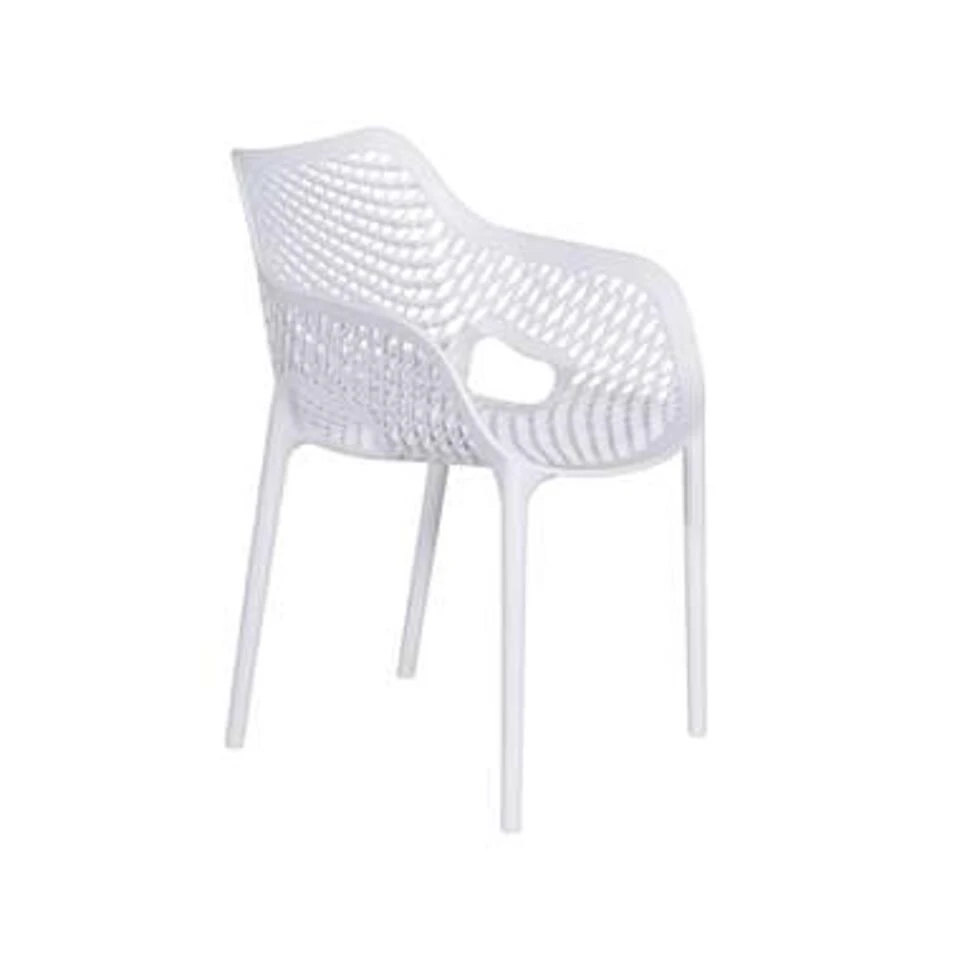 Garden Impressions Air XL Kunststof Tuinstoel Wit - Set Van 2 Stuks 4 Garden Impressions Air XL Kunststof Tuinstoel Wit - Set Van 2 Stuks - Afbeelding 2