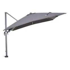 Garden Impressions Hawaii Zweefparasol Lumen LED 300x300cm - D. Grijs -Leenbakker 1000003952 0103