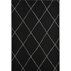 Garden Impressions Buitenkleed Diamonds Zwart 120x170 Cm