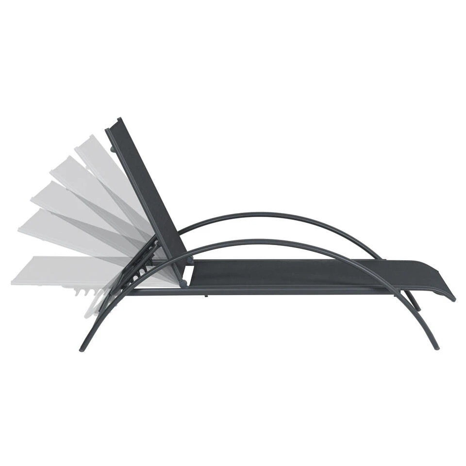 Garden Impressions Santos Ligbed Grijs 5 Garden Impressions Santos Ligbed Grijs - Afbeelding 3