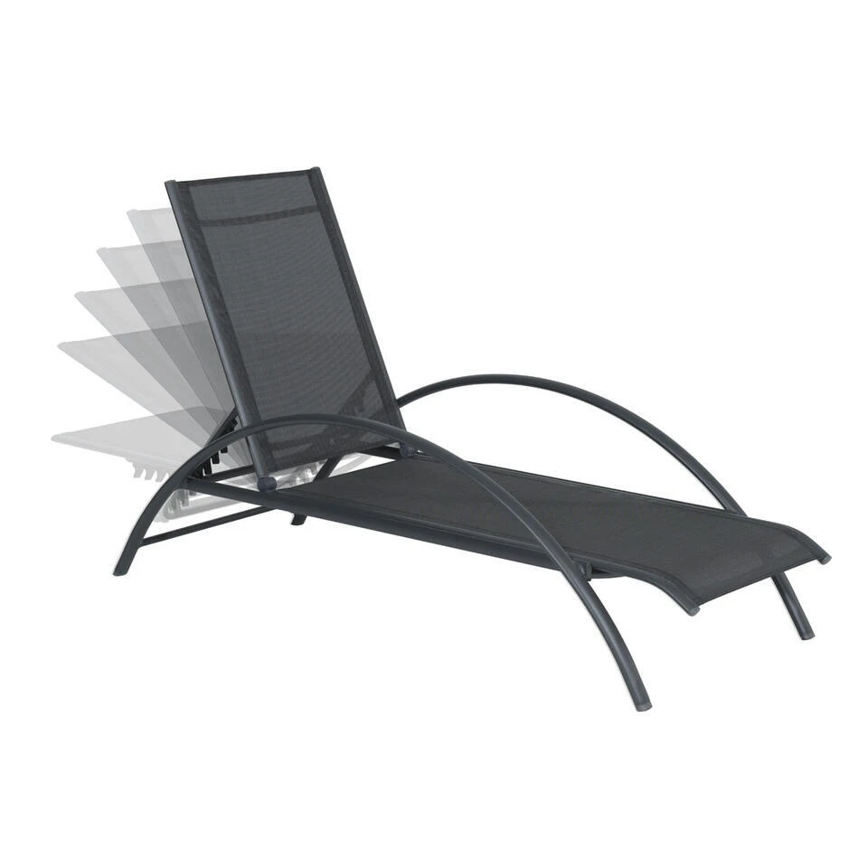 Garden Impressions Santos Ligbed Grijs 3 Garden Impressions Santos Ligbed Grijs