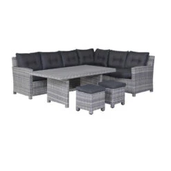 Garden Impressions Alaska Lounge Dining Set Rechts - Grijs
