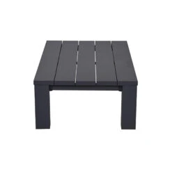 Garden Impressions Plaza Lounge Tuintafel 140x70xH40 Cm D. Grijs -Leenbakker 1000013904 0104