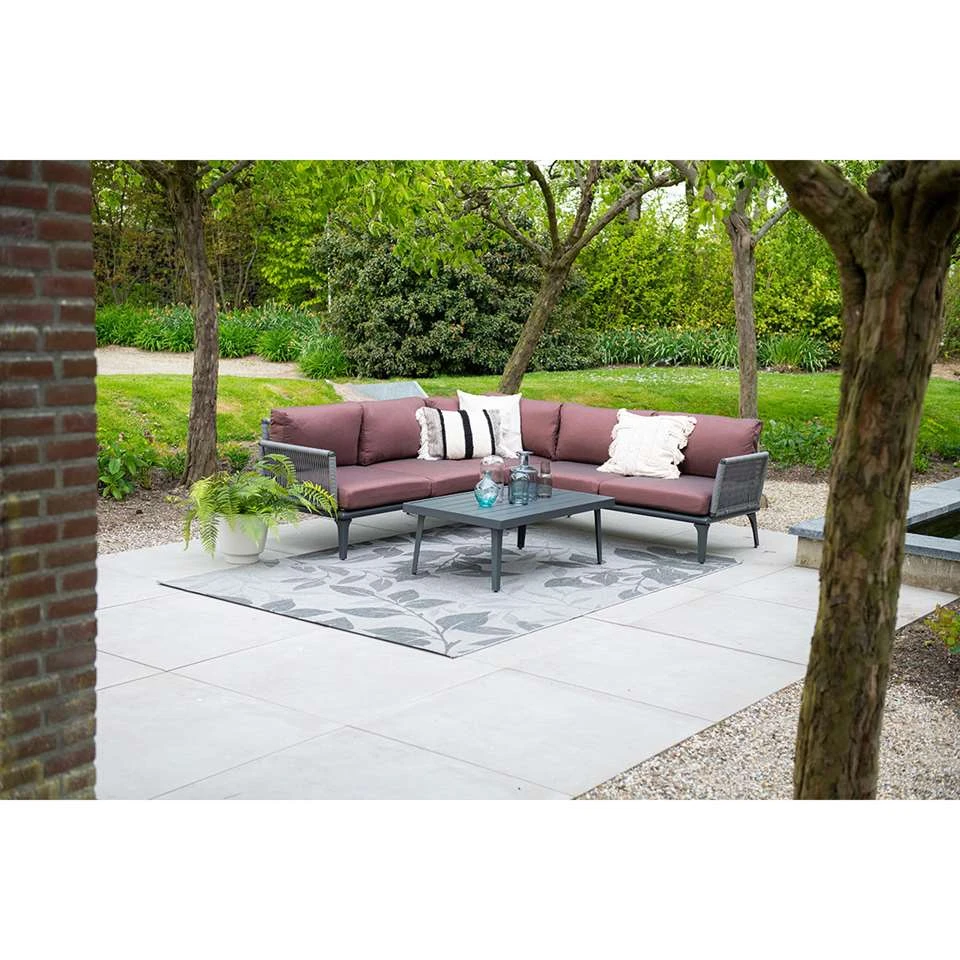 Garden Impressions Patricia Loungeset 4-delig - Licht Grijs 4 Garden Impressions Patricia Loungeset 4-delig - Licht Grijs - Afbeelding 2