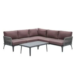 Garden Impressions Patricia Loungeset 4-delig - Licht Grijs