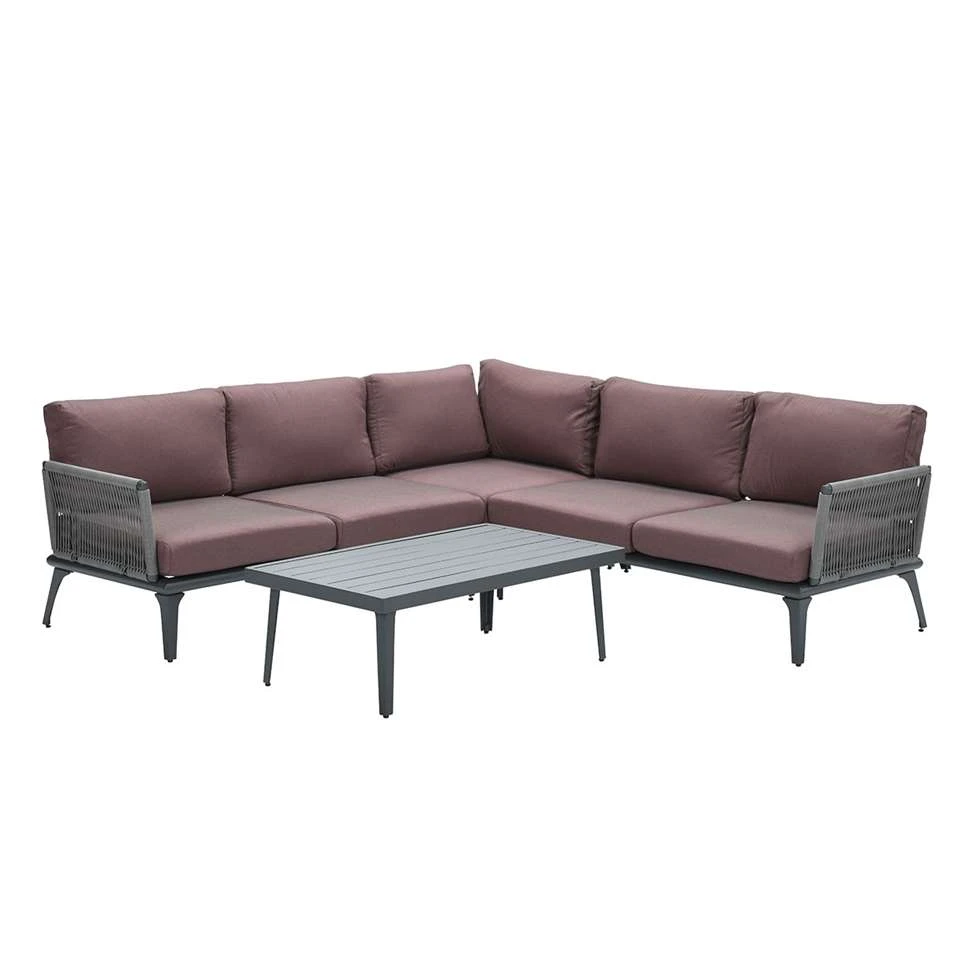 Garden Impressions Patricia Loungeset 4-delig - Licht Grijs 3 Garden Impressions Patricia Loungeset 4-delig - Licht Grijs