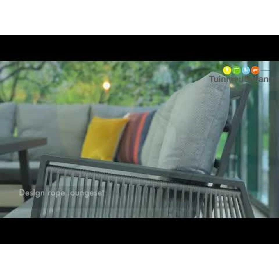 Garden Impressions Brendon Lounge Dining Set 4-delig L - Licht Grijs 5 Garden Impressions Brendon Lounge Dining Set 4-delig L - Licht Grijs - Afbeelding 3