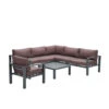 Garden Impressions Fora Loungeset 5-delig - Koper -Leenbakker 1000035556