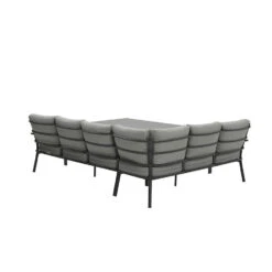 Garden Impressions Senja Lounge Dining Set R + Stoel - D. Grijs -Leenbakker 1000035563 0104