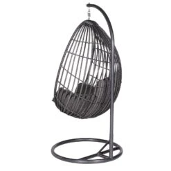 Garden Impressions Panama Hangstoel Ei - Donker Grijs 8 Garden Impressions Panama Hangstoel Ei - Donker Grijs -Leenbakker 1000035642 0103