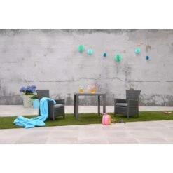 Garden Impressions Nikki Kinder Tuintafel 50x50 Cm Donker Grijs -Leenbakker 1000035685 0101