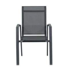 Santana Dining Tuinstoel - Donker Grijs -Leenbakker 1000040781 0104