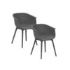 Garden Impressions Lexy Tuinstoel Donker Grijs - 2 Stuks 2 Garden Impressions Lexy Tuinstoel Donker Grijs - 2 Stuks -Leenbakker 1000040783