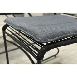 Garden Impressions Mason Stapelbare Tuinstoel - Zwart -Leenbakker 1000040799 0103