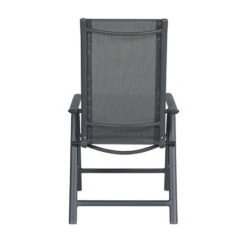 Garden Impressions Santos Verstelbare Tuinstoel - Donker Grijs 8 Garden Impressions Santos Verstelbare Tuinstoel - Donker Grijs -Leenbakker 1000040802 0103