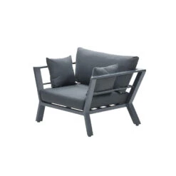 Garden Impressions Hiko Lounge Tuinstoel - Donker Grijs -Leenbakker 1000040934 0103