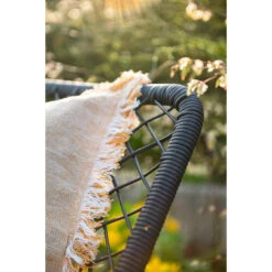 Garden Impressions Ross Tuinset 5delig Zwart -Mina Tafel 90x90 Cm -Leenbakker 1000041233 0103