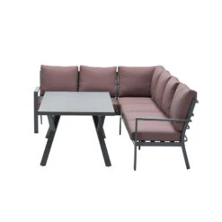Garden Impressions Senja Lounge Dining Set 3-delig Links - Koper -Leenbakker 1000041517 0103