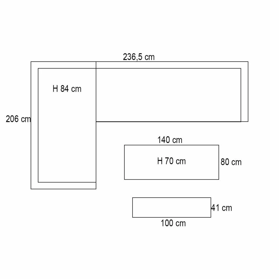 Garden Impressions Ashton Lounge Dining Set Links - Natural Rotan 5 Garden Impressions Ashton Lounge Dining Set Links - Natural Rotan - Afbeelding 3