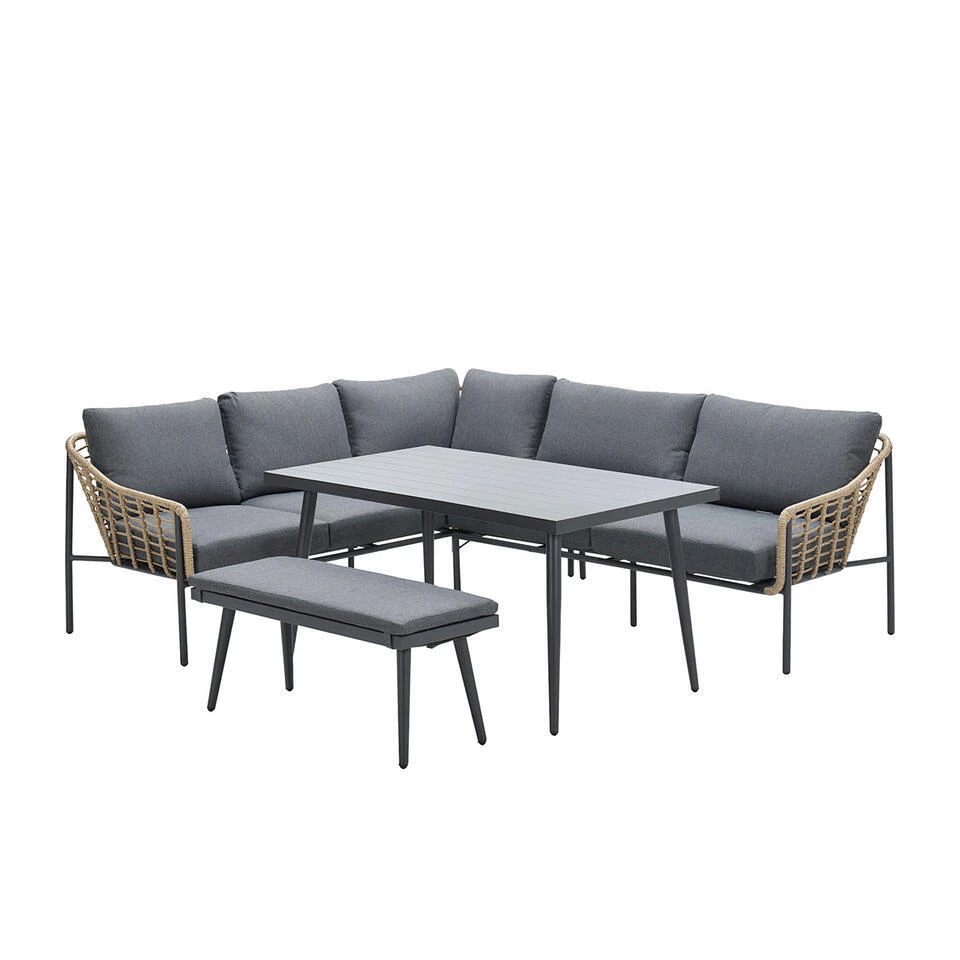 Garden Impressions Ashton Lounge Dining Set Links - Natural Rotan 3 Garden Impressions Ashton Lounge Dining Set Links - Natural Rotan