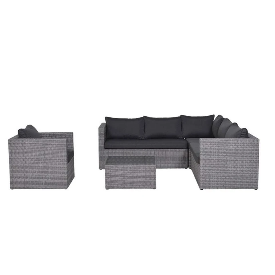 Garden Impressions Lyon Loungeset 5-delig Met Stoel -reflex Black 3 Garden Impressions Lyon Loungeset 5-delig Met Stoel -reflex Black