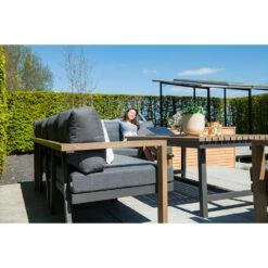 Garden Impressions Samos Lounge Dining Set - Mystic Grijs 9 Garden Impressions Samos Lounge Dining Set - Mystic Grijs -Leenbakker 1000042166 0104