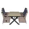 Garden Impressions Marbella Tuinset 7-delig H. Zand - Stone Tuintafel
