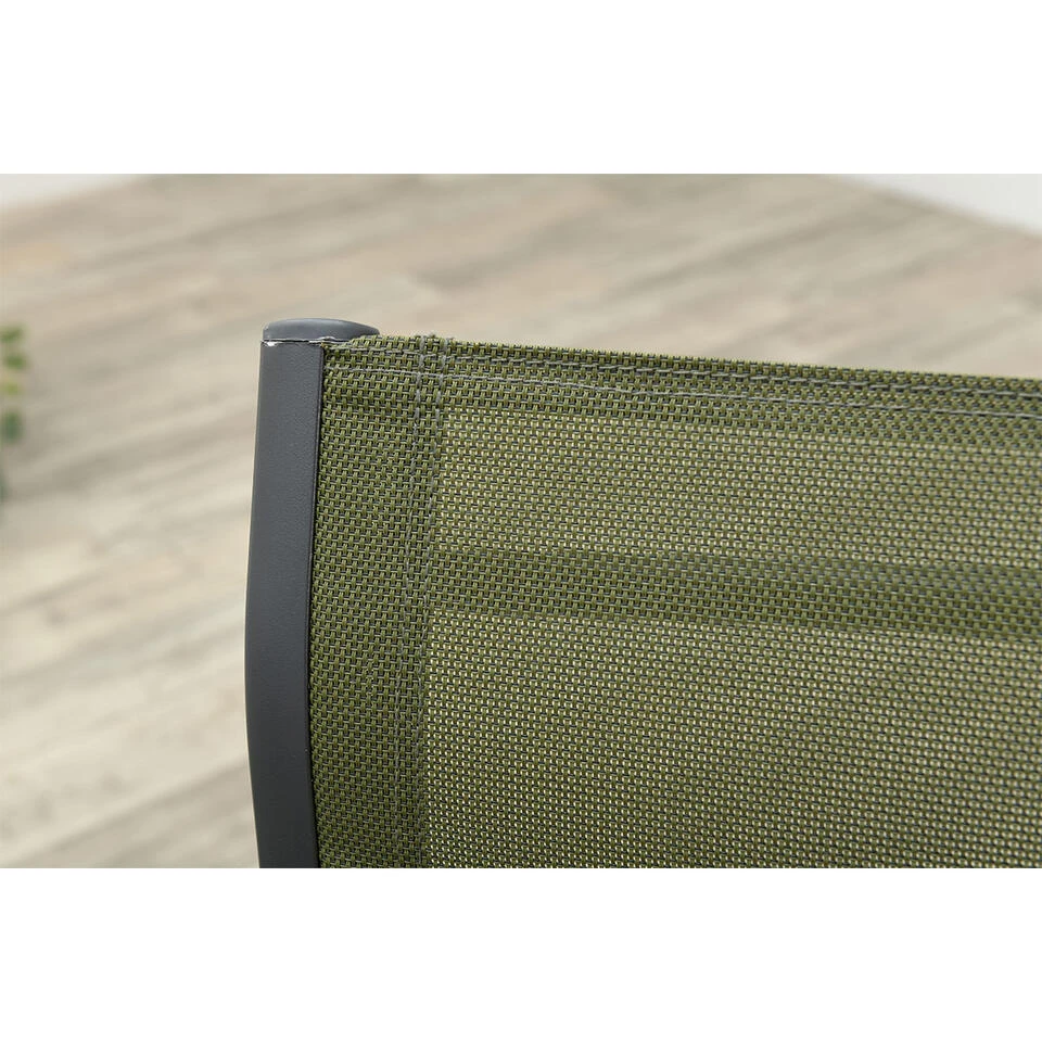 Garden Impressions Santos Tuinset 5-delig Groen -Palmas Tafel 6 Garden Impressions Santos Tuinset 5-delig Groen -Palmas Tafel - Afbeelding 4