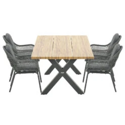 Garden Impressions Yima Tuinset 7-delig - Zadar Tafel 180x100 Cm