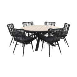 Garden Impressions Edison 148 Cm. - Ronde Tuinset / Jasmine Black