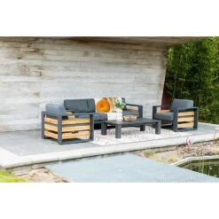 Garden Impressions Solo Lounge Fauteuil - Carbon Black/Mystic Grey 9 Garden Impressions Solo Lounge Fauteuil - Carbon Black/Mystic Grey -Leenbakker 1000048695 0103