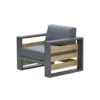Garden Impressions Solo Lounge Fauteuil - Carbon Black/Mystic Grey -Leenbakker 1000048695