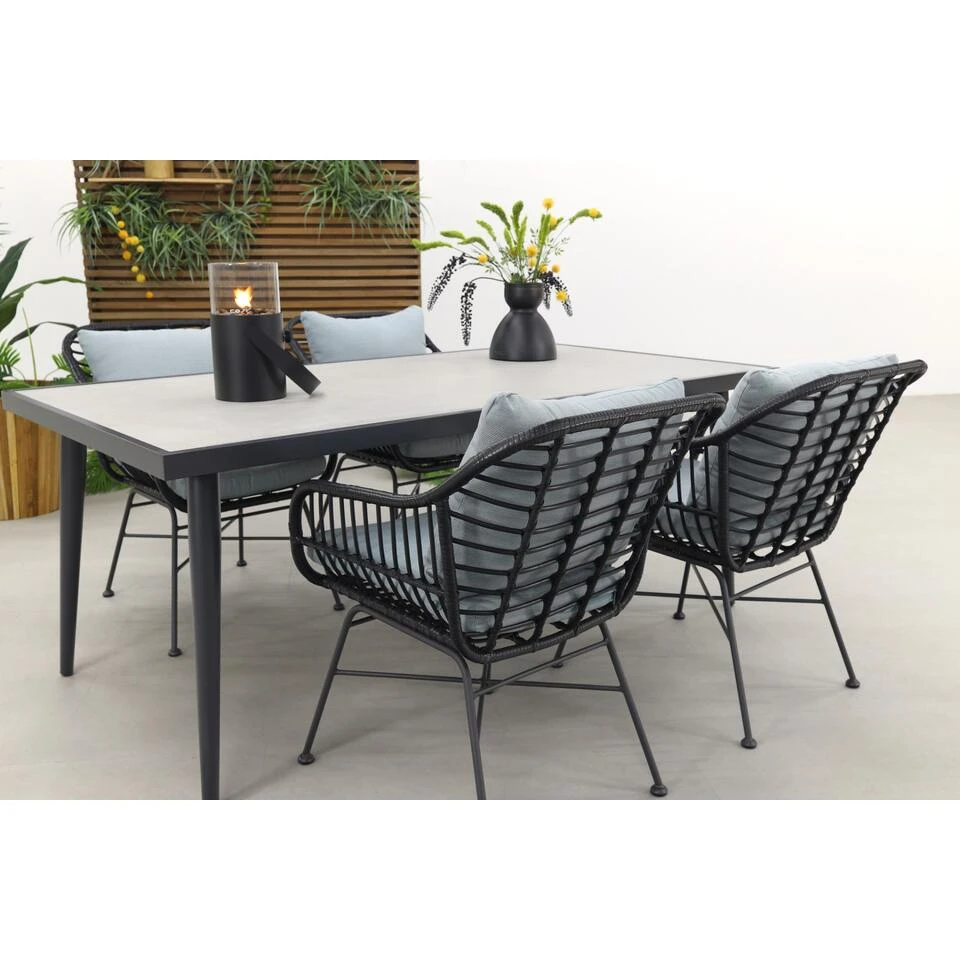 Garden Impressions Margriet Zwart/Constantine 188x96 Cm. Tuinset 3 Garden Impressions Margriet Zwart/Constantine 188x96 Cm. Tuinset - Afbeelding 2