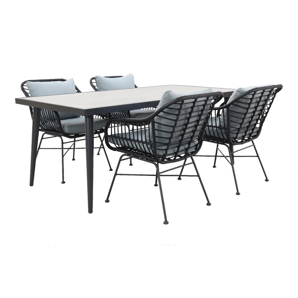 Garden Impressions Margriet Zwart/Constantine 188x96 Cm. Tuinset 2 Garden Impressions Margriet Zwart/Constantine 188x96 Cm. Tuinset