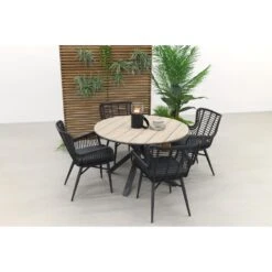 Jasmine Black / GI Edison 122 Cm. - Ronde Tuinset -Leenbakker 1000048746 0103