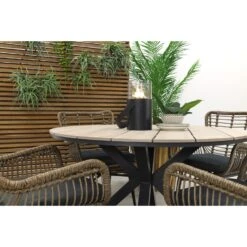 Jasmine Natural / GI Edison 122 Cm. - Ronde Tuinset -Leenbakker 1000048751 0103
