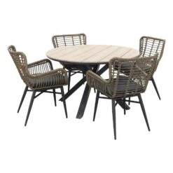 Jasmine Natural / GI Edison 122 Cm. - Ronde Tuinset