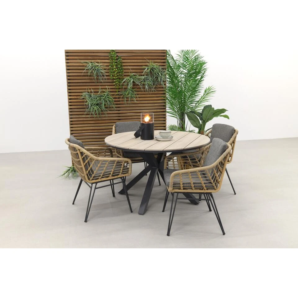 4 Seasons Cottage / GI Edison 122 Cm. - Ronde Tuinset 5 4 Seasons Cottage / GI Edison 122 Cm. - Ronde Tuinset - Afbeelding 3