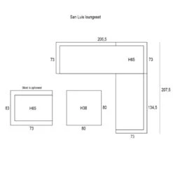 Garden Impressions San Luis Loungeset 3-delig - Mint Grijs 8 Garden Impressions San Luis Loungeset 3-delig - Mint Grijs -Leenbakker 1000052356 0103