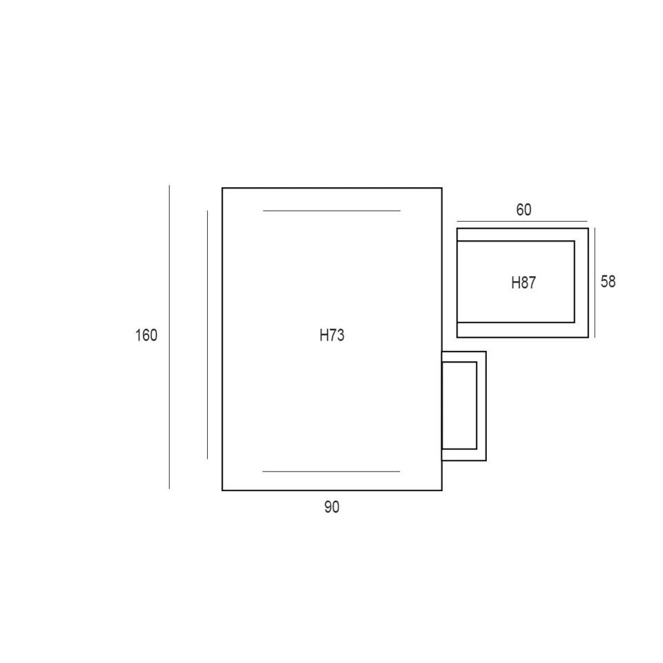 Garden Impressions Jerba Tuintset - Penedo Tuintafel 160x90cm 4 Garden Impressions Jerba Tuintset - Penedo Tuintafel 160x90cm - Afbeelding 2