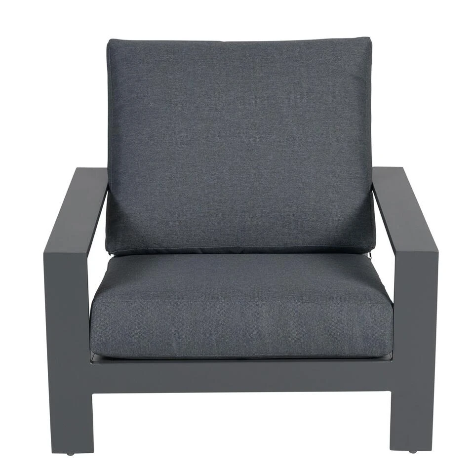 Garden Impressions Coba Lounge Tuinstoel - Donker Grijs 4 Garden Impressions Coba Lounge Tuinstoel - Donker Grijs - Afbeelding 2