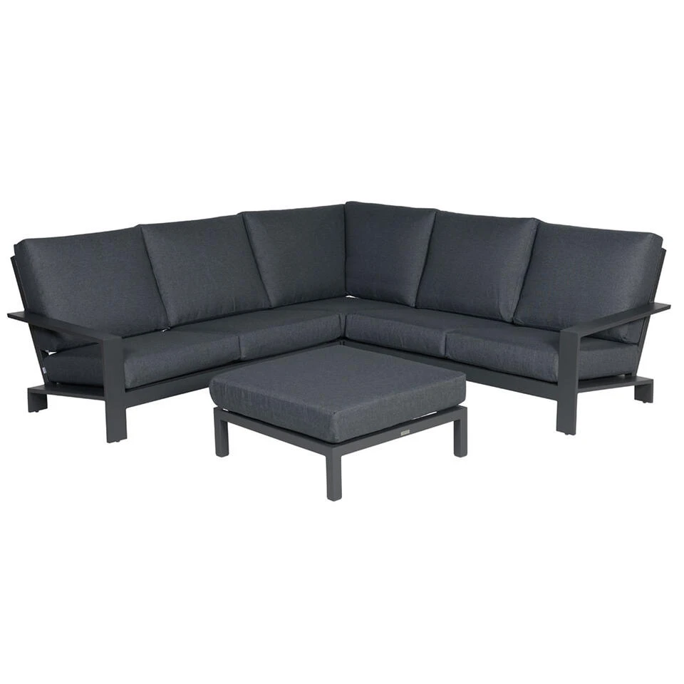 Garden Impressions Coba Loungeset 4-delig - Donker Grijs 3 Garden Impressions Coba Loungeset 4-delig - Donker Grijs