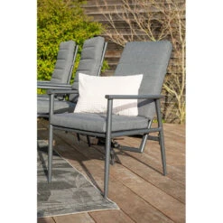 Garden Impressions Jerone Tuinset 7-delig D. Grijs - Tulli Tafel 8 Garden Impressions Jerone Tuinset 7-delig D. Grijs - Tulli Tafel -Leenbakker 1000052914 0103