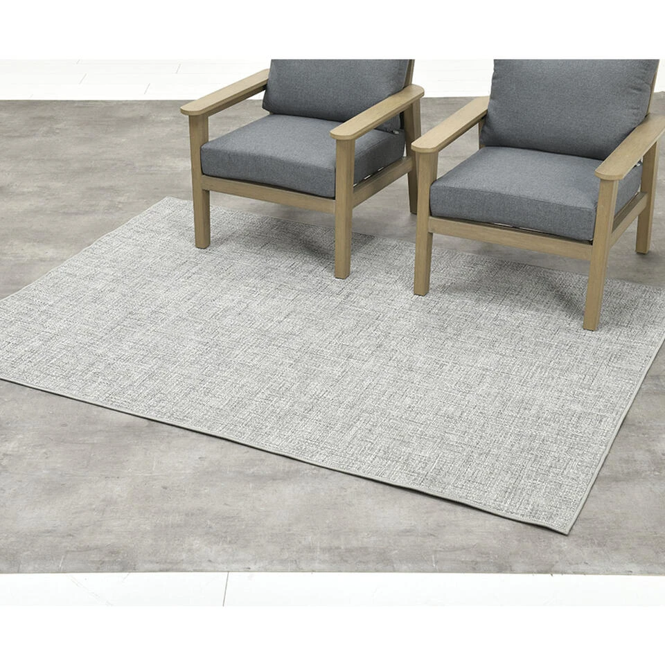 Garden Impressions Buitenkleed Mirage Grijs 160x230 Cm 4 Garden Impressions Buitenkleed Mirage Grijs 160x230 Cm - Afbeelding 2